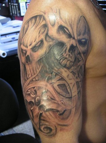 Фото и значение татуировки " Череп ". X_af7f4fae